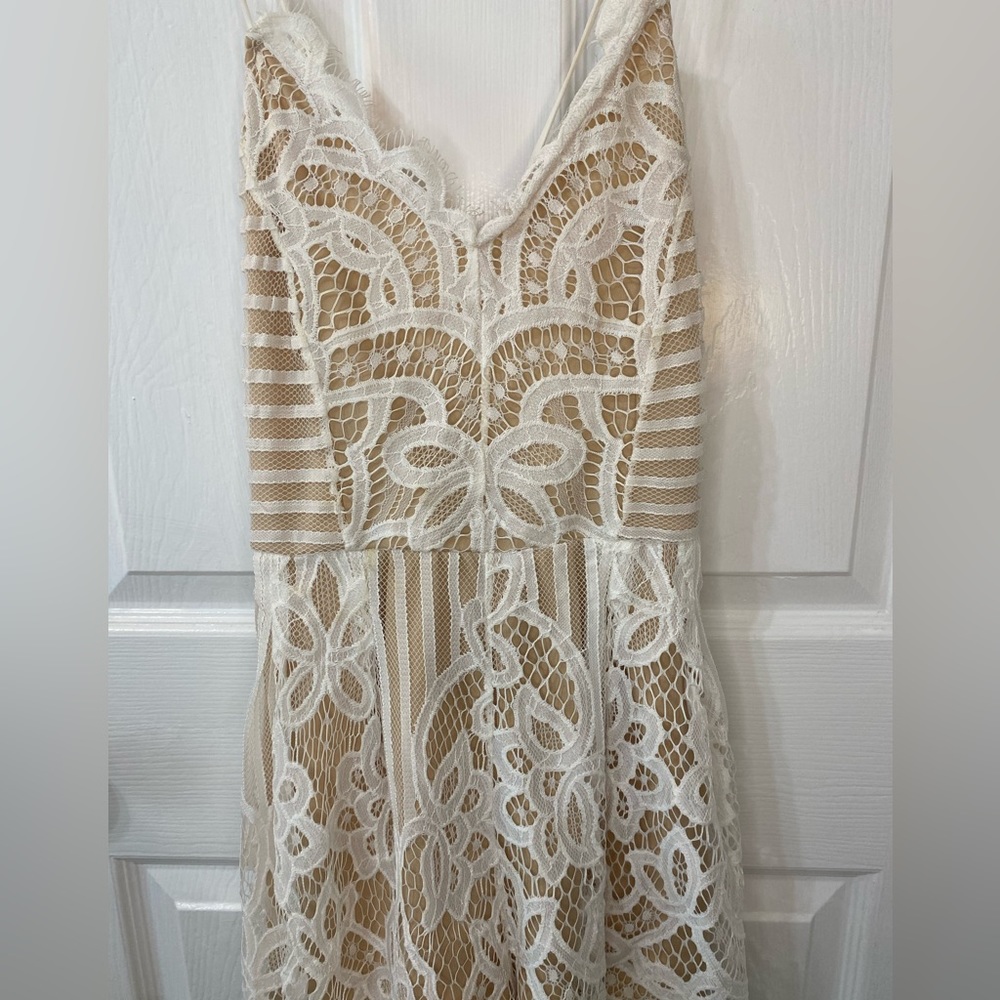 White Romper, Size Small